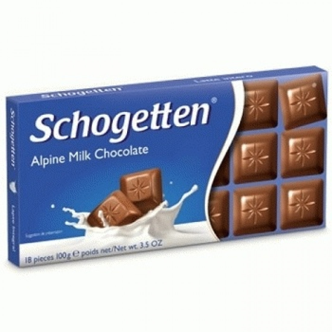 Шоколад Schogetten Альпийское молоко 100g Германия